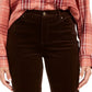 Charter Club Women's Lexington Straight-Leg Corduroy Pants Bright Red Size 10 Petite