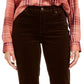 Charter Club Women's Lexington Straight-Leg Corduroy Pants Bright Red Size 6 Petite