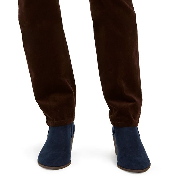 Charter Club Women's Lexington Straight-Leg Corduroy Pants Bright Red Size 6 Petite
