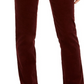 Charter Club Women's Lexington Straight-Leg Corduroy Pants Bright Red Size 2 Petite