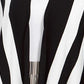 Alfani Women's Striped Open Front Cardigan Black Size Petite X-Large