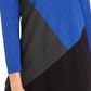 Alfani Women's Asymmetrical Colorblocked Sweater Blue Size XX-Large