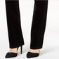 Charter Club Women's Lexington Corduroy Tummy Control Pants Black Size 10