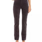 Charter Club Women's Lexington Velveteen Tummy-Control Straight Leg Jeans Dark Gray Size 4