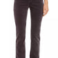 Charter Club Women's Lexington Velveteen Tummy-Control Straight Leg Jeans Dark Gray Size 4