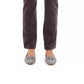 Charter Club Women's Lexington Velveteen Tummy-Control Straight Leg Jeans Dark Gray Size 4