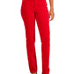 Charter Club Women's Lexington Velveteen Tummy-Control Straight Leg Jeans Red Size 4