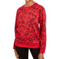 Karen Scott Women's Sport Twilight Printed Sweatshirt Red Size X-Small