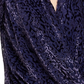 Alfani Women's Velvet Burnout Blouse Purple Size Petite Small