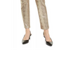 Alfani Women's Tummy-Control Metallic Python-Print Trousers Brown Size 6