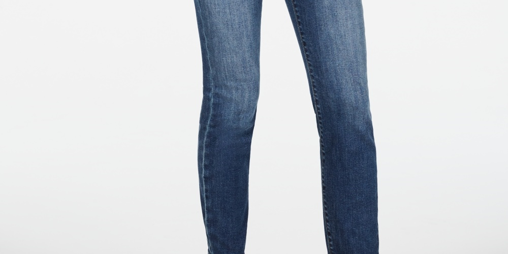 INC International Concepts Women's Tummy-Control Skinny Jeans Blue Size 0 Petite