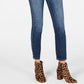 INC International Concepts Women's Petite Tummy-Control Skinny Jeans Blue Size 10 P