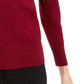 Alfani Women's Embellished Fringe Sweater Wine Size Medium