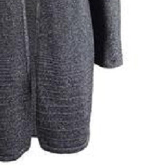 Alfani Women's Metallic Open-Front Cardigan Gray Size Large