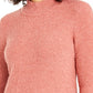 Alfani Women's Mock Neck Boucle Sweater Pink Size XX-Large