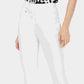 INC International Concepts Women's Cropped Skinny Pants White Size 16