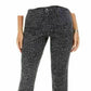 Style & Co Women's Curvy-Fit Skinny Printed Jeans Gray Size 16