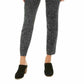 Style & Co Women's Curvy-Fit Skinny Printed Jeans Gray Size 16