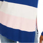 Maison Jules Women's Striped Sweater Blue Size Small