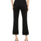 INC International Concepts Women's Fringe-Hem Straight-Leg Ankle Jeans Black Size 12