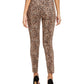 INC International Concepts Women's Incessential Leopard-Print Curvy-Fit Skinny Jeans Brown Size 4