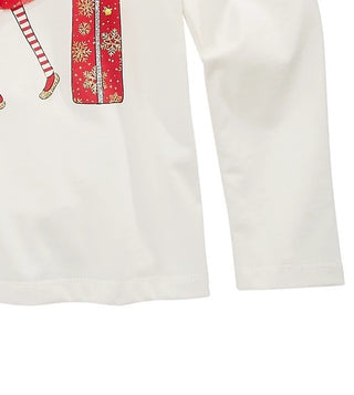 Epic Threads Toddler Girl's With Gifts T-Shirt White Size 4T