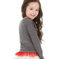 Epic Threads Toddler Girl's Candy Heart T-Shirt Dark Gray Size 2T