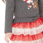 Epic Threads Toddler Girl's Candy Heart T-Shirt Dark Gray Size 3T