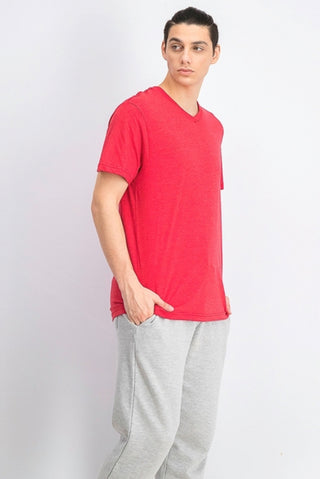 Alfani Men's V-Neck Undershirt Red Size Medium