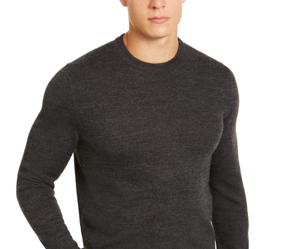 Alfani Men's Long Sleeve T-Shirt Black Size Small