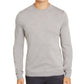 Alfani Men's Sweater Small Crewneck Wool Pullover Solid Grey Size Small