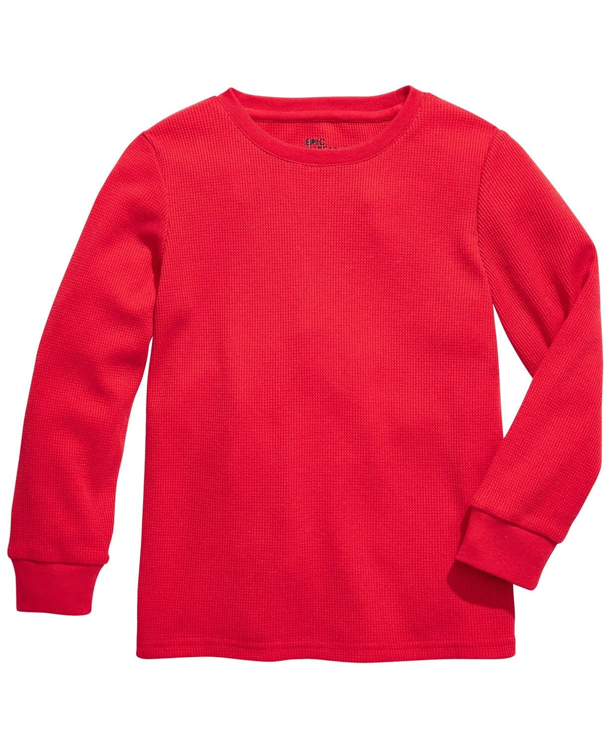 Epic Threads Big Boys Solid Thermal Wine Size Large