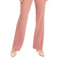 Alfani Women's Belted Straight-Leg Pants Pink Size 6