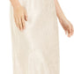 Alfani Women's Satin Jacquard Midi Skirt Beige Size 14