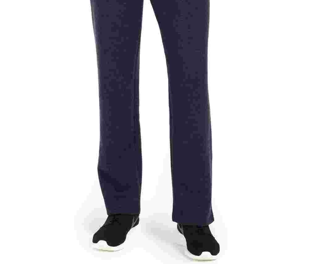 ID Ideology Men's Open Hem Fleece Sweatpants Blue Size Medium