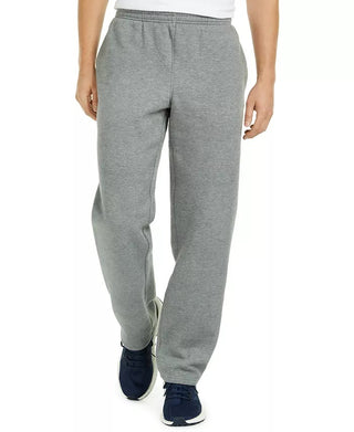 Ideology Men's Open-Hem Fleece Sweatpants Med Gray Size XX Large