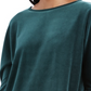 Charter Club Women's Velvet Tie Sleeve Top Green Size XX-Large