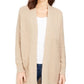 Charter Club Women's Patchwork Cardigan Beige Size Petite Medium