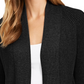 Charter Club Women's Cotton Open Front Cardigan Black Size Small