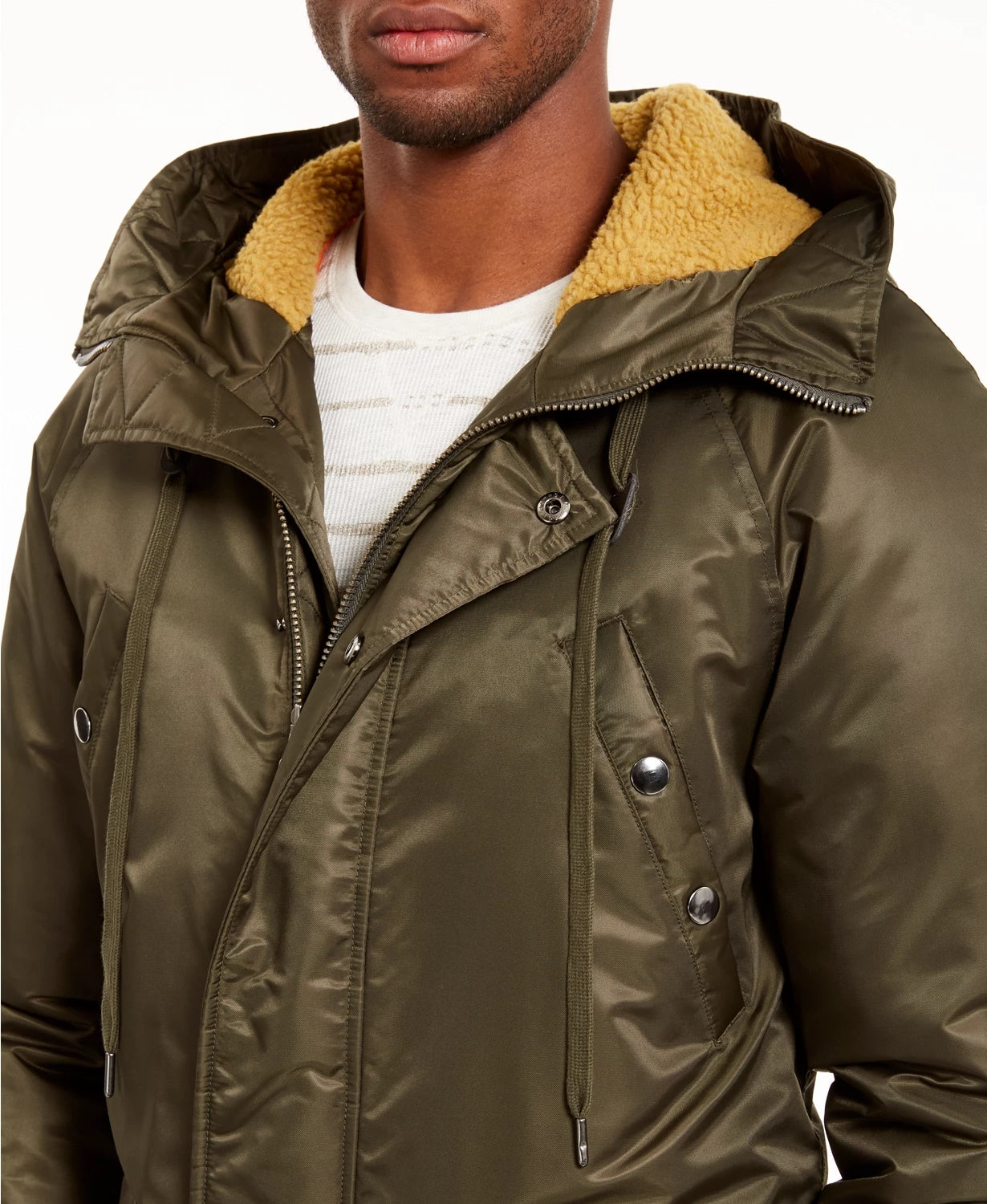 American Rag Men's Newton Hooded Parka Jacket Green Size X-Large