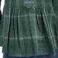 Style & Co Women's Plaid Pleated Top Green Size Petite Medium