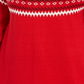 Charter Club Women's Plus Fair Isle Printed Sweater Red Size 0X