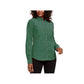 Charter Club Women's Solid Corduroy Shirt Green Size X-Small