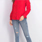 Charter Club Women's Plus Cotton Corduroy Shirt Red Size 3X