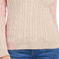Charter Club Women's Cable Turtleneck Sweater Pink Size X-Large
