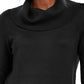 JM Collection Women's Cowl Neck Sweater Black Size X-Small