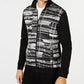 Alfani Men's Gray Matters Full-Zip Jacket Black Size X-Large
