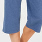 Karen Scott Women's Knit Capri Pants Blue Size X-Small