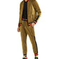 INC International Concepts Men's Disco Track Jacket Yellow Size Small