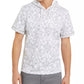 INC International Concepts Men's Regular-Fit Damask-Print Hoodie White Size X-Large